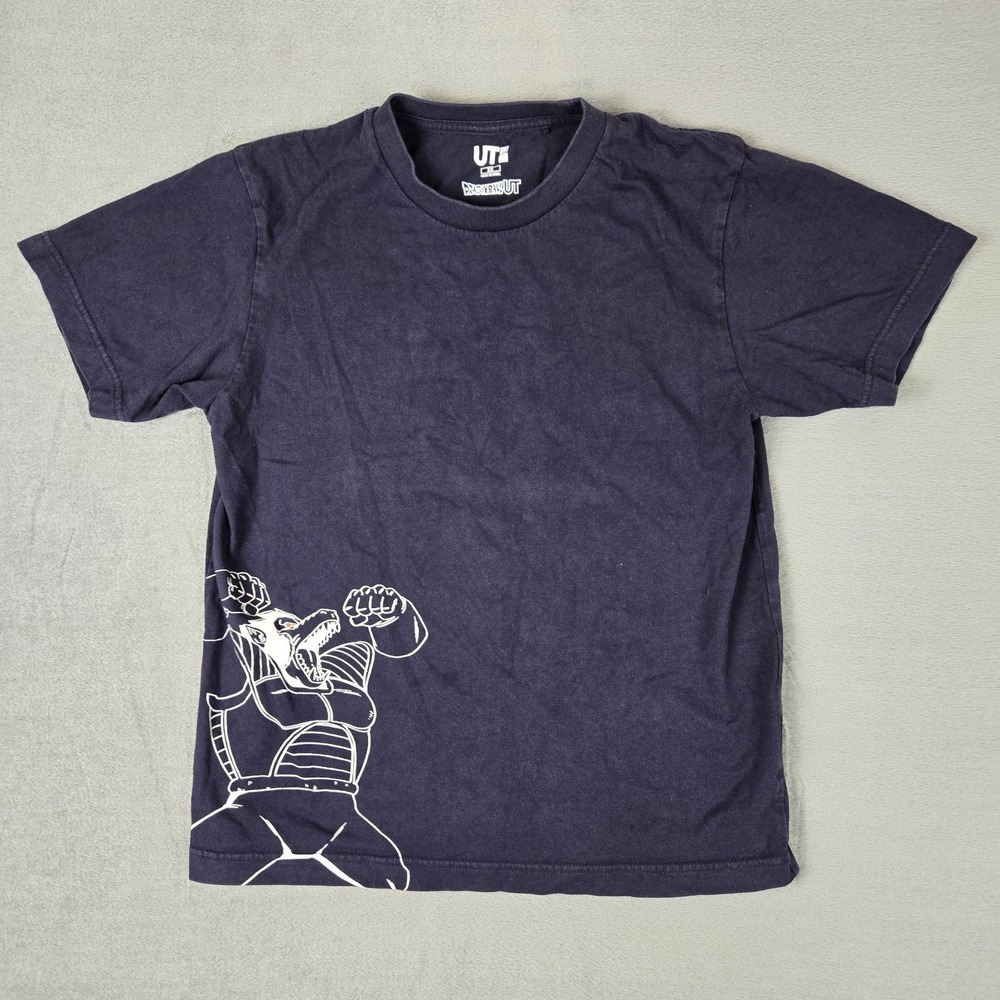 Uniqlo UT x Dragon Ball Z Oozaru Big monkey Yajirobe Shirt Men's XS Blue